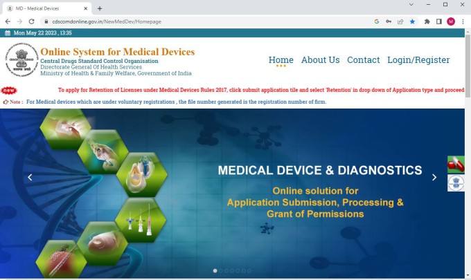 How to get medical device manufacturing license application process