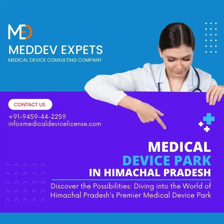 medical devices displayed with headline medical device park in himachal pradesh