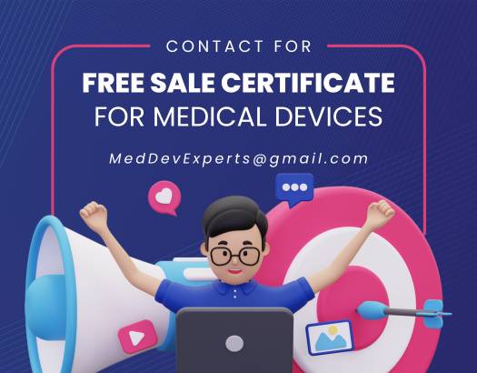 Free Sale Certificate for Medical Devices
