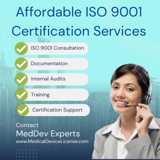 Affordable ISO 9001 Services from MedDev Experts